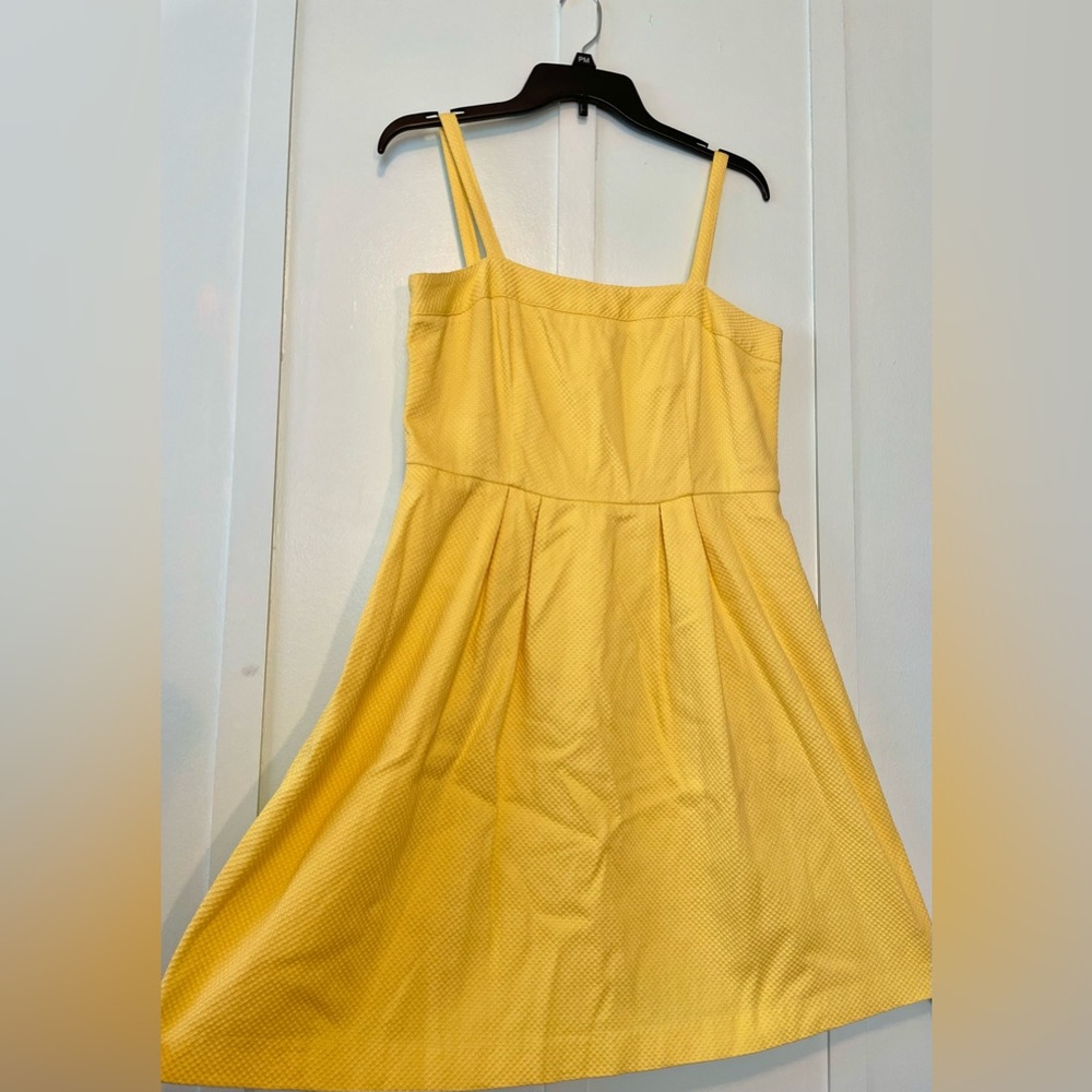 Anne Taylor Loft, yellow dress, size 6